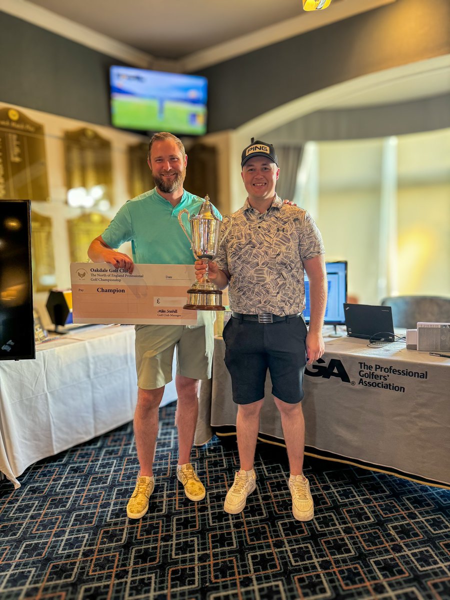 📈🏆#2 North of England Pro Am! Always wanted one of those Happy Gilmore cheques! 
Thoughts are with Andrew and his family @pgainyorkshire , thanks for all your efforts this year we all love having you around and it isn’t the same when not. 

#golf #100club #teeupMS #StopMS