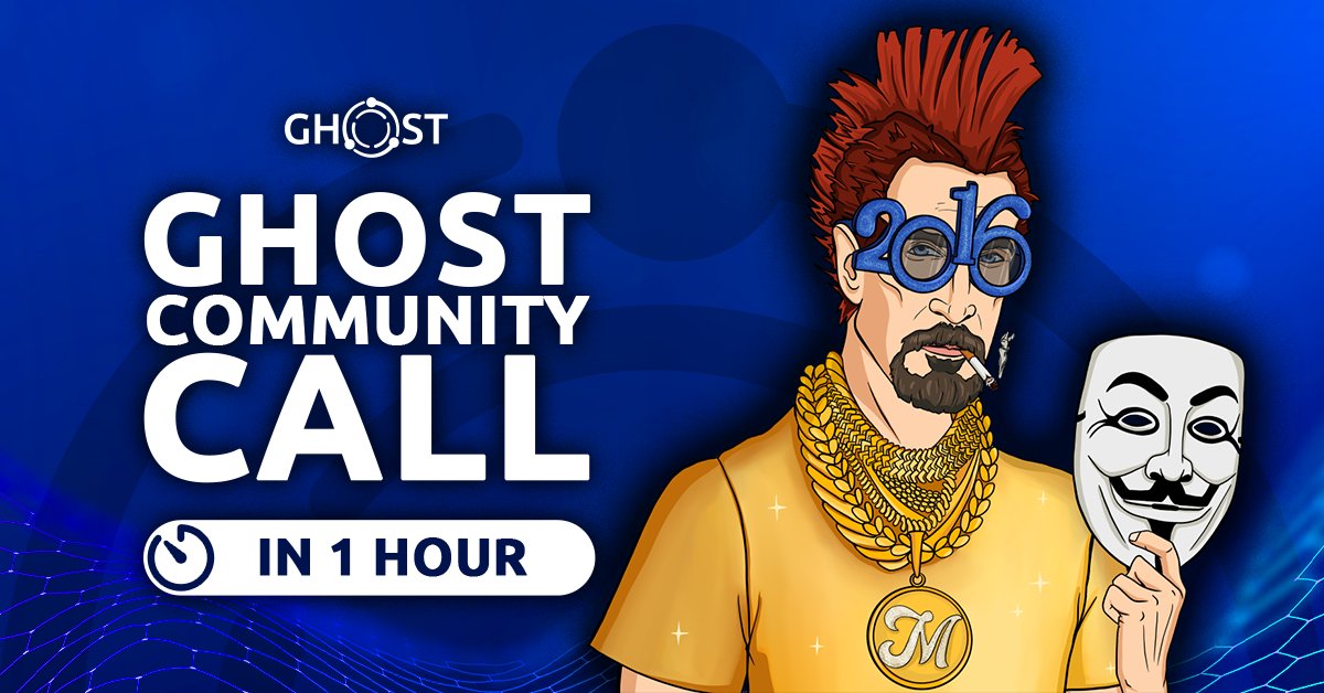 realGhostChain's tweet photo. 🚨 Q3 #GHOST Community Call

⏱ Join us IN 1 HOUR
🔗 https://t.co/1gUjebMCAh

#web3 #decentralization https://t.co/Bl8LiXT4Bj