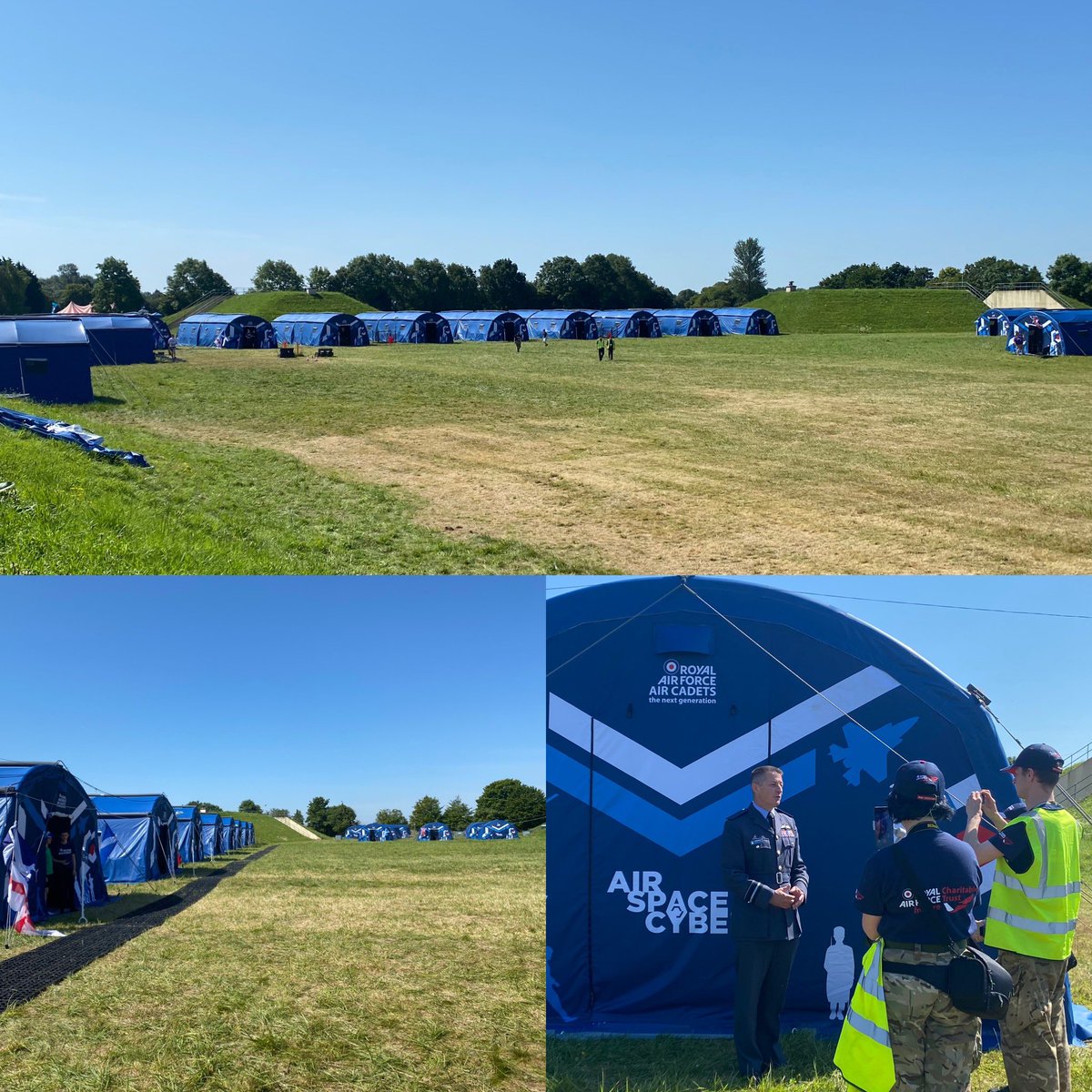 <a href="/aircadets/">RAF Air Cadets</a> are again doing a brilliant job helping <a href="/rafcharitable/">RAF Charitable Trust</a> deliver #RIAT2024. 

This year, for the first time in our history, they’re housed in our own tents - modern, modular, branded, high pressure air beam, and with a little practice set up in 8 minutes