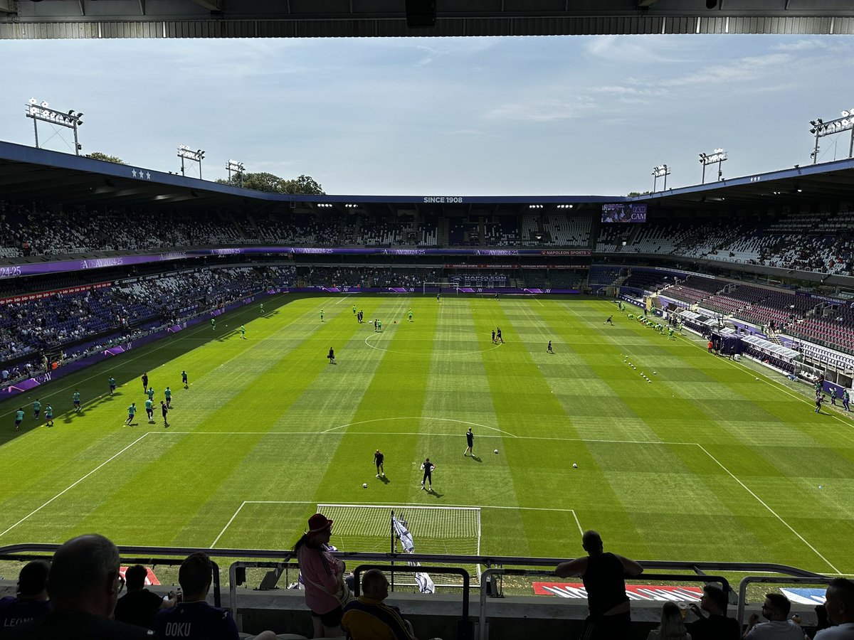M_oka44's tweet photo. First of the season 💜🤍
#rsca #AndWol https://t.co/ags0B9A3yq