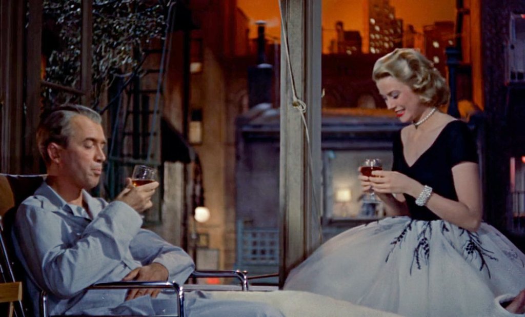projectionistw's tweet photo. James Stewart, Grace Kelly 'Rear Window' (1954) Alfred Hitchcock. https://t.co/epVk1Dq1Pk
