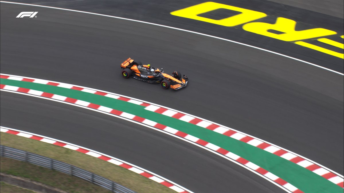 Lando Norris en los FP3. Fuente: Twitter Fórmula 1