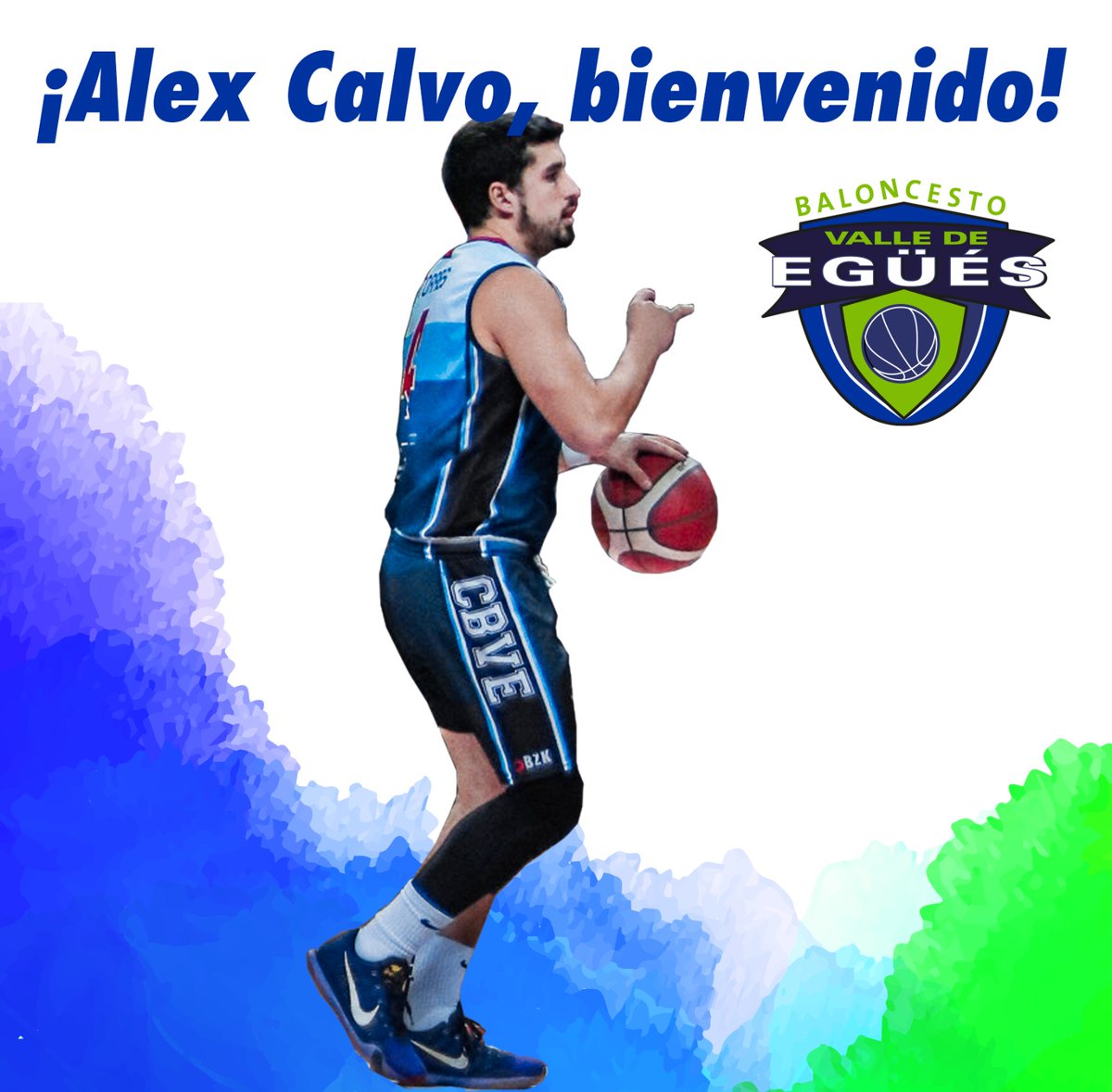 🎉 Alex está de vuelta! 

🏀 Alex Calvo se incorpora a la plantilla del #TerceraFEB para dirigir al equipo en esta ilusionante temporada. 

El base de Noáin cumplirá su quinta temporada tras jugar otras cuatro en una primera etapa. 

Bienvenido de nuevo a casa, Alex!

#123Egües🐺