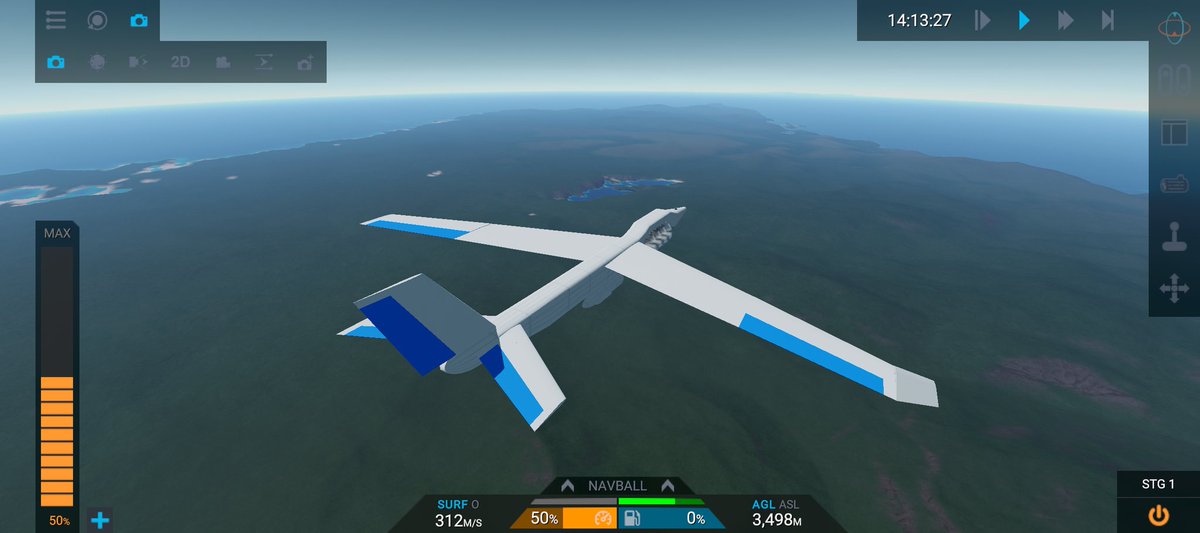 YHj8CfJjIpKUvFi's tweet photo. 機首にエンジン(プロペラ)を備えた機体作りました!
#JunoNewOrigins
#simplerockets2
#オリジナル
#飛行機
#架空機
#架空飛行機
#飛行機好きと繋がりたい https://t.co/okZFZSbjlG
