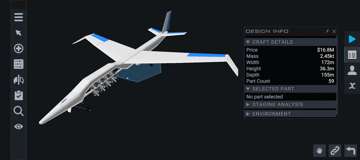 YHj8CfJjIpKUvFi's tweet photo. 機首にエンジン(プロペラ)を備えた機体作りました!
#JunoNewOrigins
#simplerockets2
#オリジナル
#飛行機
#架空機
#架空飛行機
#飛行機好きと繋がりたい https://t.co/okZFZSbjlG