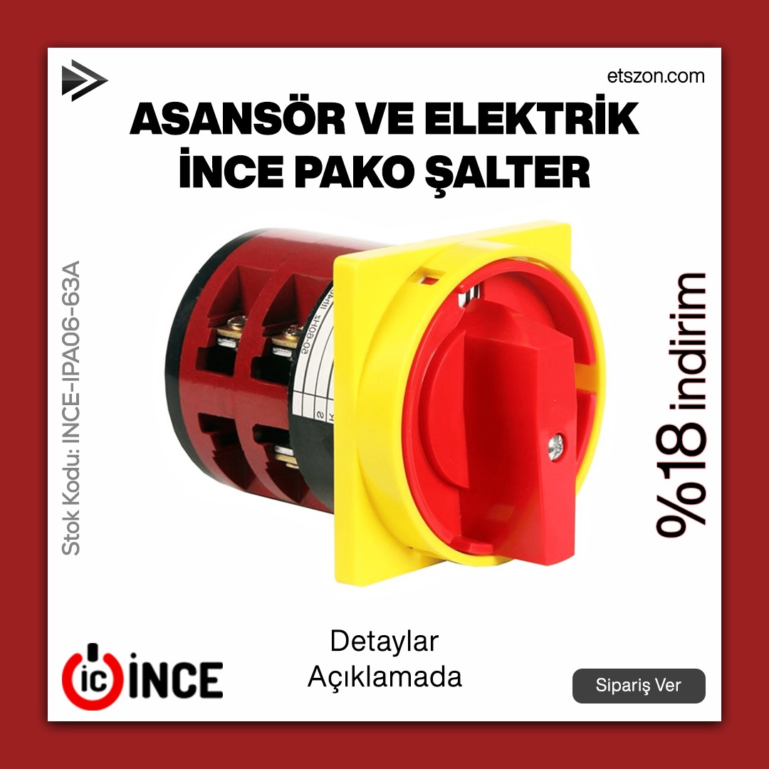 etszoncom's tweet photo. IPA 06 63A - 6 Kutuplu Aç Kapa 63 Amper Asansör Panosu Şalteri (2 YIL GARANTİLİ)

#etszon #ince #incepakoşalter #pakoşalter #şalter #elektrik #elektrikmalzeme #asansör #asansöryedekparça #asansor #asansorurunleri #asansörmalzeme #asansörparça #eticaret #onlinesatış #trend https://t.co/7RlW8JYHIX
