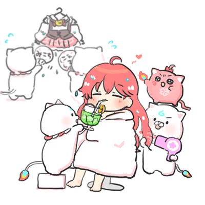 きょうは明日に備えておやすみだにぇ (̳^_  ̫ _ ^ ̳)੭"ワクワクドキドキであしたぜったいみてくれよなッッ 