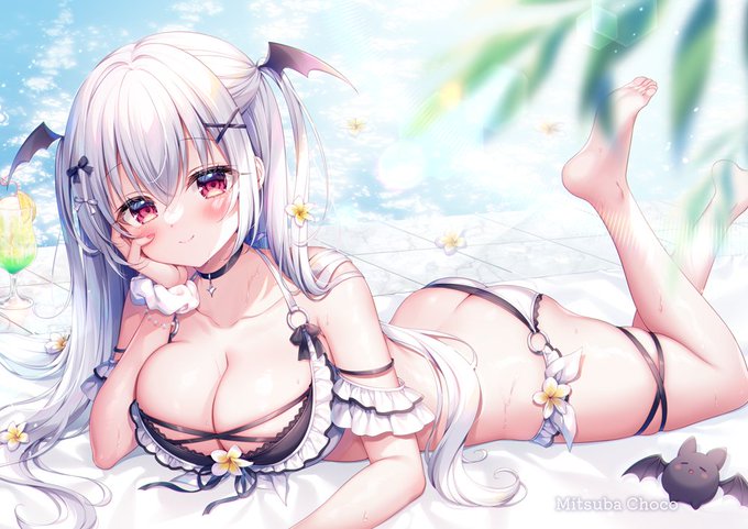 「泳ぎにいく?それとも…🤍」 