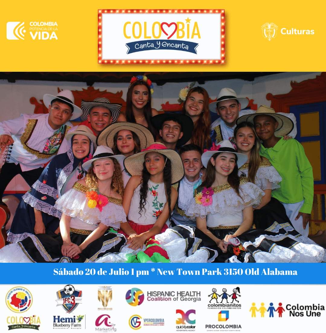 Hoy celebramos el #20deJulio con los colombianos en #atlanta <a href="/ColombiaNosUne/">Colombia Nos Une</a> <a href="/mincultura/">MinCultura Colombia</a> <a href="/CancilleriaCol/">Cancillería Colombia</a>