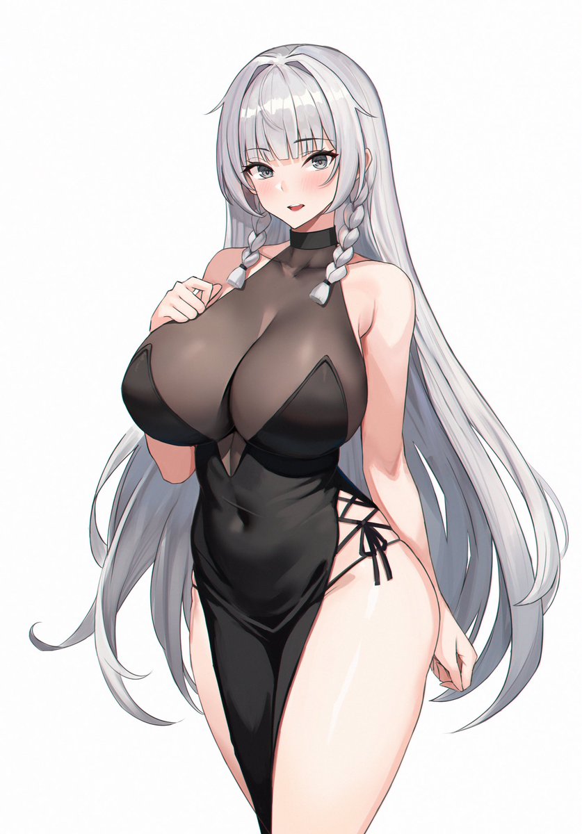 VittorioVenetoV's tweet photo. *Veneto finishes adjusting her hair*
Whew! Almost ready for the Dragon Empery banquet.
Comandante , can you help me put on this dress? It’s a little hard to put on by myself, since I’m not really used to clothes like these.
Usually it was Littorio that helped me. https://t.co/AtUBwH54FM
