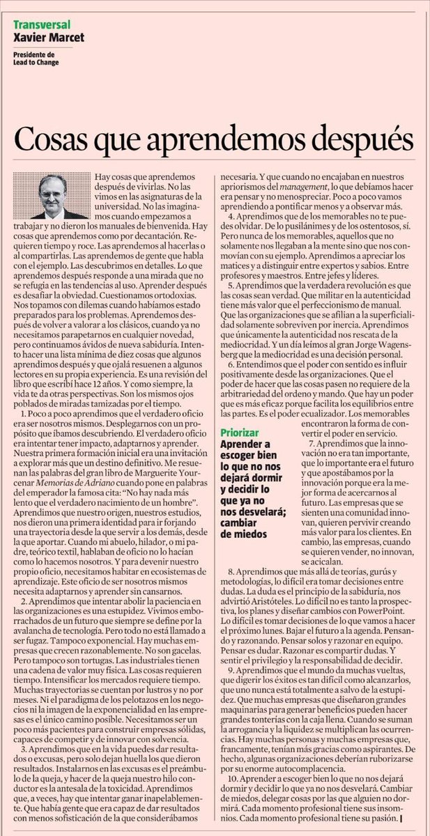 "Militar en la AUTENTICIDAD tiene más valor que el perfeccionismo de manual", <a href="/XavierMarcet/">Xavier Marcet</a>