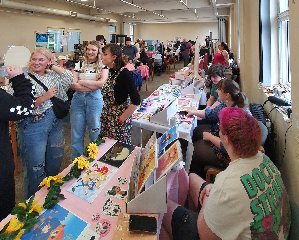 Arts Fair over two floors at the <a href="/MoseleyExchange/">The Moseley Exchange</a> ... please come and have a look and support artists and makers.