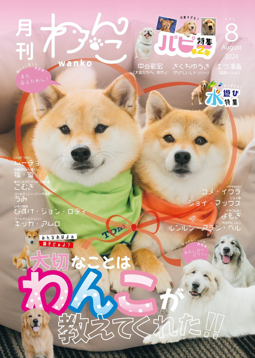 gekkan_wanko's tweet photo. 【パピー特集（第二弾）⑥】
こちらの写真は月刊わんこ vol.8（7/15発売号）に掲載されています📖🐶掲載されていたら是非リポストをお願いします！✨

Amazon→ https://t.co/bIAgQByQq0

【当選者様】
@insuta26121
@S5mv1CxzTkrUnWJ
@emon_2579
@rurumitsugo
@shirofuwa_angel
@ddmskn129
@nagujun0425
@neirokirara
@Shii1417Aru
@kenichiro0_73
@hM2CQg565j9rTdW
@JnbUMwbli1cSrCw
@rurumitsugo
@KsmYhksmyh
@ymr311
@_mom91r_
@latte20240210
@riley_westiepoo
@mameshibamomo14
@nagujun0425
@kuromomo_kuma
@VickyPapa5
@51denK
@MeMe94391664