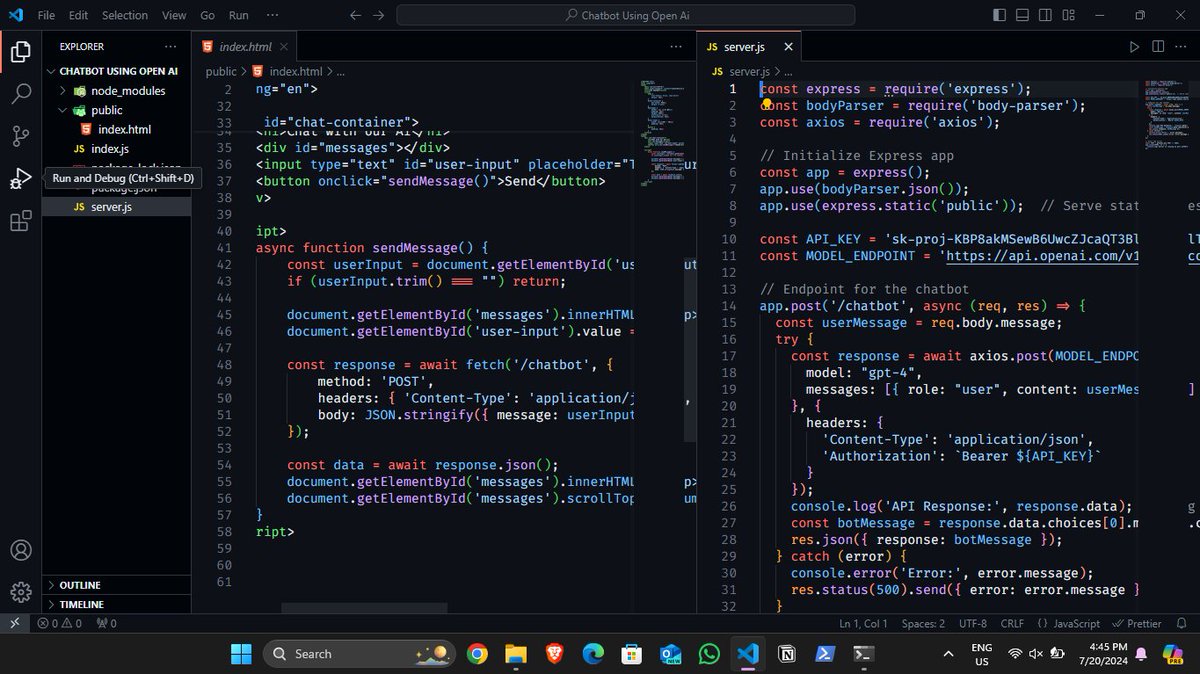 codernsingh's tweet photo. #Day04 of #21daysChallenge
Today Progress:

1. Started with Node learn about Go Deeper in Modules.
2. Build a simple server for a Webpage as localHost.
3. Started Working on Free AI platform
4. practices some of js concept

That's all for today Today see Tomorrow
#connect #AI #CS https://t.co/XIxksl1OP9