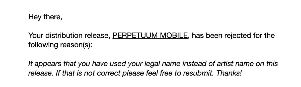 Hey <a href="/SoundCloud/">SoundCloud</a> <a href="/SCsupport/">SoundCloud Support</a> Why are you offering distribution "services" if you can't even help your paying customers resolve a simple issue, that is not even our fault? There is no way for us to comment on your mistreating of this issue, as we don't even get a reply.
A thread 1/3