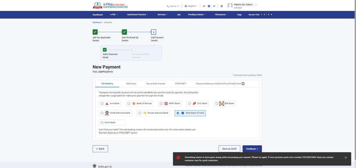 CAamanmittal's tweet photo. Dear @IncomeTaxIndia ,

Either provide us with a working portal or Extend the date to an undefined period.

Seems non working of portal is Intentional. Govt is being greedy for late fees. https://t.co/O1qjwTWdXE