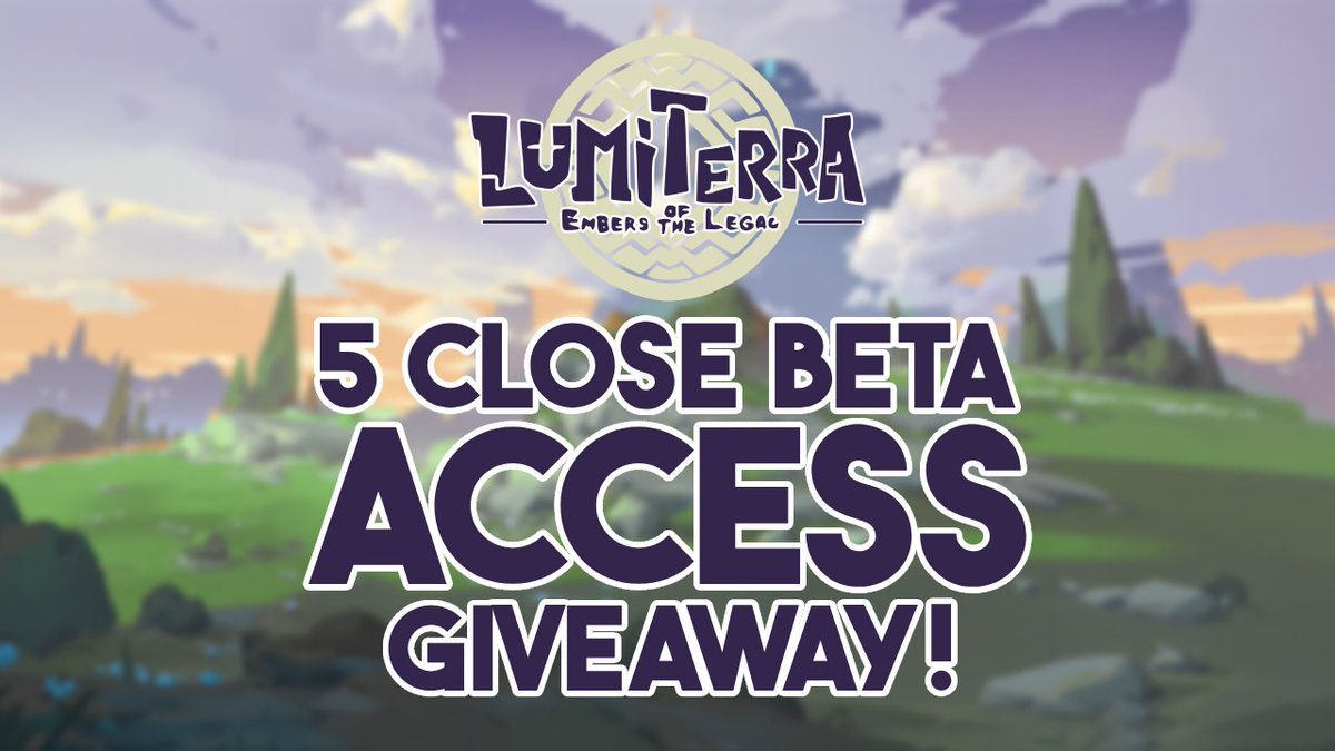 MasPapuyu's tweet photo. 🚨 Lumiterra Giveaway 🚨
5 Beta access for grab!

Simply
- Follow @LumiterraGame &amp; @MasPapuyu 
- Like &amp; Retweet
- Tag your friends and tell them why you deserved this access + your Ronin wallet in the comment.

Ends on July 23rd.
#RoninCreator https://t.co/CXc6mXwLWD