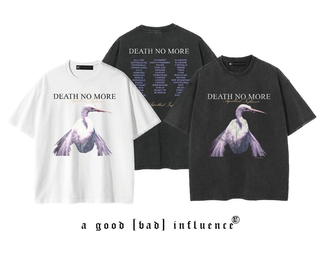 AGBI_OFFICIAL's tweet photo. “DEATH NO MORE “Tシャツを
#edhiiiboi さん、#AlieTheShota さんに
着用頂いています。ありがとうございます。

ご購入はこちらから↓
https://t.co/VPDGUfufh7

#BMSG https://t.co/HcYtRD2FjN