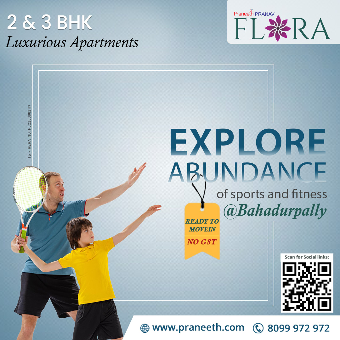 praneethgroup's tweet image. Keep yourself active and energetic all day with our numerous indoor and outdoor games.
🌐 : praneeth.com/praneethpranav…
☎️ : +91 8099972972

#PraneethGroup #PraneethPranavFlora #2bhkflats #relestate #realestatehyderabad #luxuryapartments #hyderabadrealestate #Bahadurpally