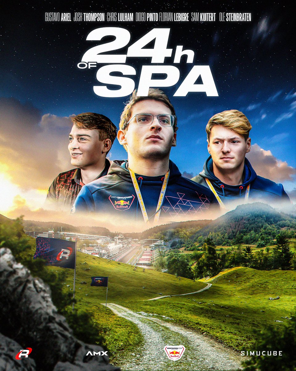 One of the most 𝗜𝗖𝗢𝗡𝗜𝗖 races of the year is here: The 𝟮𝟰𝗛 of 𝗦𝗣𝗔-𝗙𝗥𝗔𝗡𝗖𝗢𝗥𝗖𝗛𝗔𝗠𝗣𝗦 🇧🇪😍

🗓️ 20/21.07 
🕞 14:30 CEST
📺 24 hour stream on our twitch!