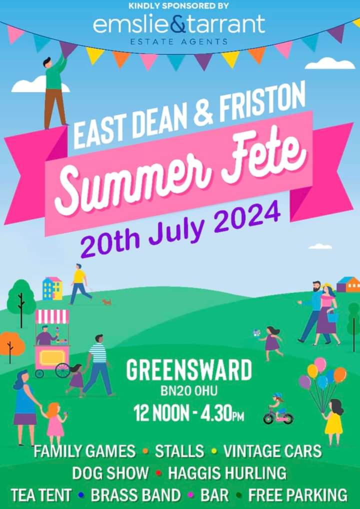 Join us at East Dean today! We look forward to seeing you there.  🎺🎶🎼