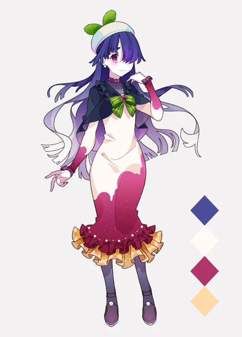 ブルーベリーレアチーズケーキ#創作 
