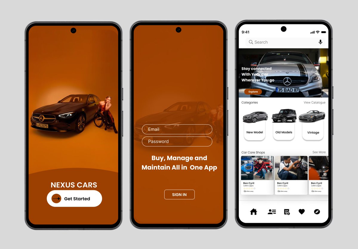 AdedejiMercyGb1's tweet image. Week 3 Design Challenge🥰

A mobile App for a Car Brand
I would love to hear your feedback on this design🙂
#weeklyChallange #womenintech #UiUx