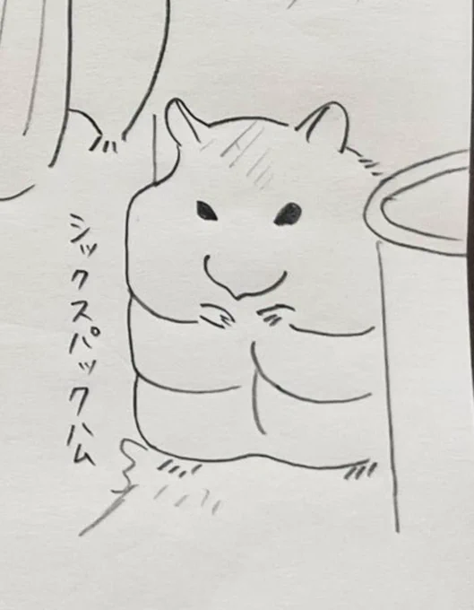 ほっぺも入れて6つに割れてるでち。ばっきばきでち 