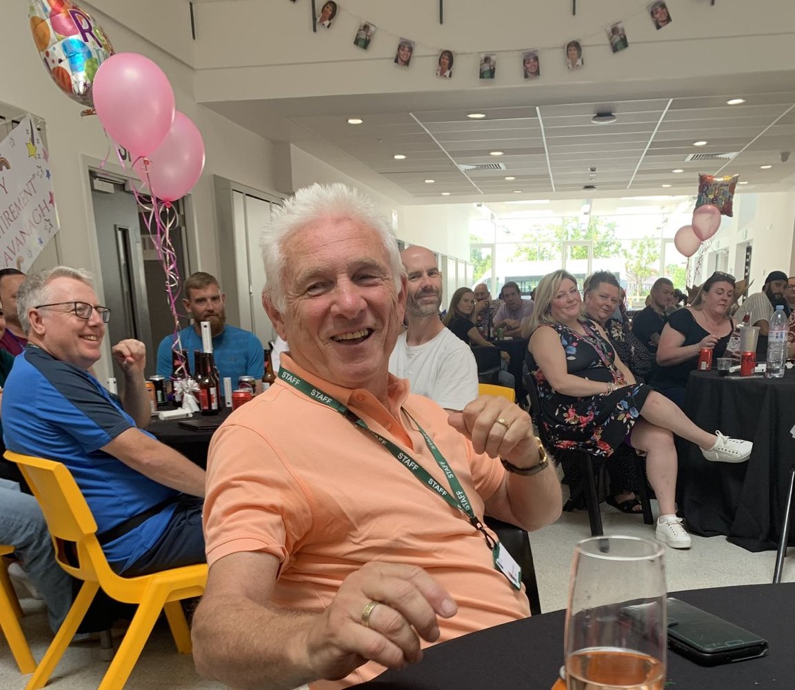 spiritaineamonn's tweet photo. Happy Retirement, Dom, bringing to an end 48 years working in Catholic education, 42 years serving in primary schools in Salford and Shrewsbury Dioceses and 6 years as a Pastoral Chaplain in All Hallows High School Salford. Enjoy many creative years ahead, brother! https://t.co/upQRZ8C93r