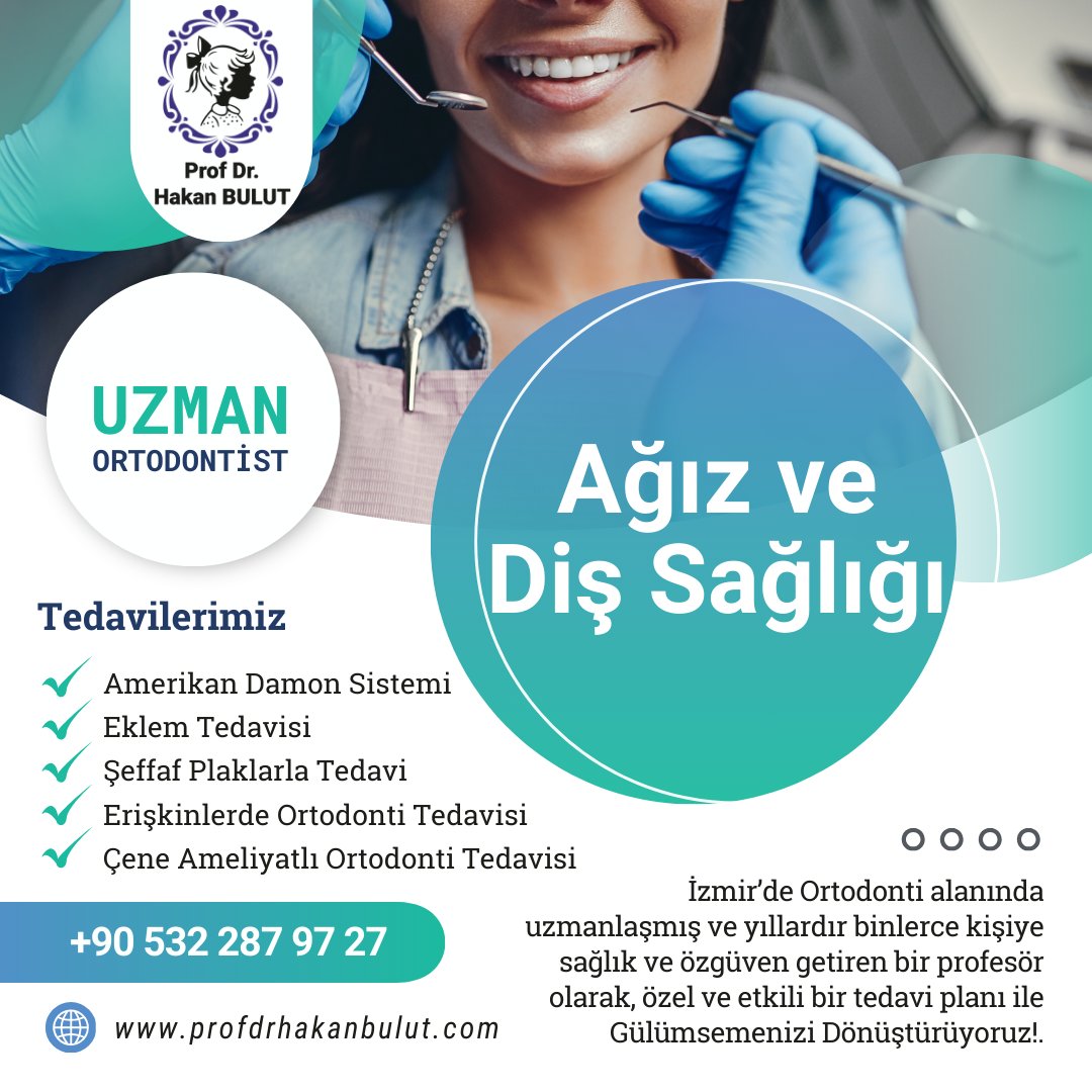 profhakanbulut's tweet photo. İzmir’de  Ortodonti alanında uzmanlaşmış ve yıllardır binlerce kişiye sağlık ve  özgüven getiren uzman bir profesör olarak, özel ve etkili bir tedavi planı ile Gülümsemenizi Dönüştürüyoruz!
#ortodontist #izmirortodonti #dişhekimi https://t.co/2nPSrx4eP7