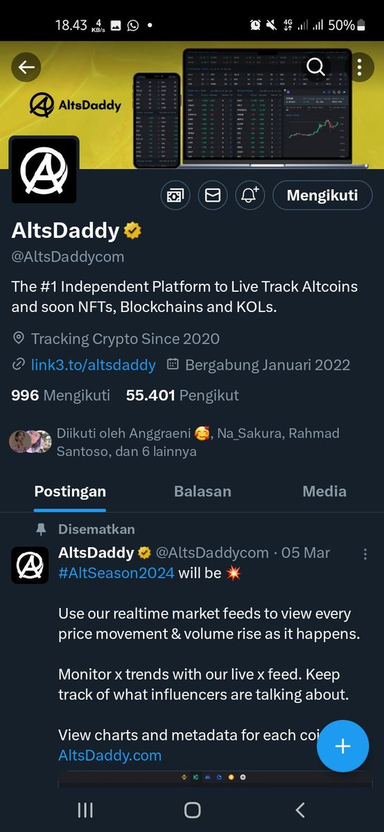 fianafiaa's tweet photo. @Stefanny_Crypto @AltsDaddycom https://t.co/HRfANaSZSu