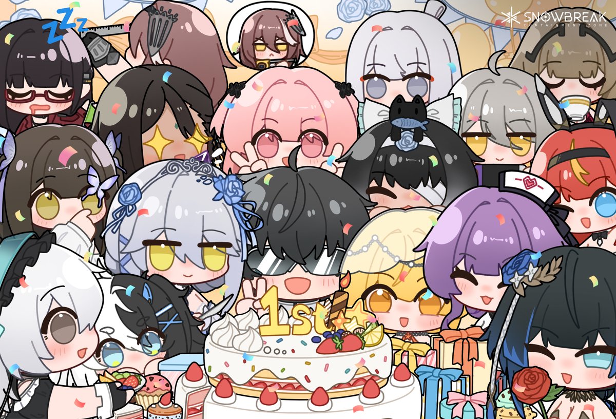 [Happy Anniversary!]

Joyful moments flow freely around the Adjutant and the operatives, intertwining to create a beautiful tapestry of love and unity that draws everyone here. The operatives are looking forward to working with you~
"Adjutant, happy first anniversary!"