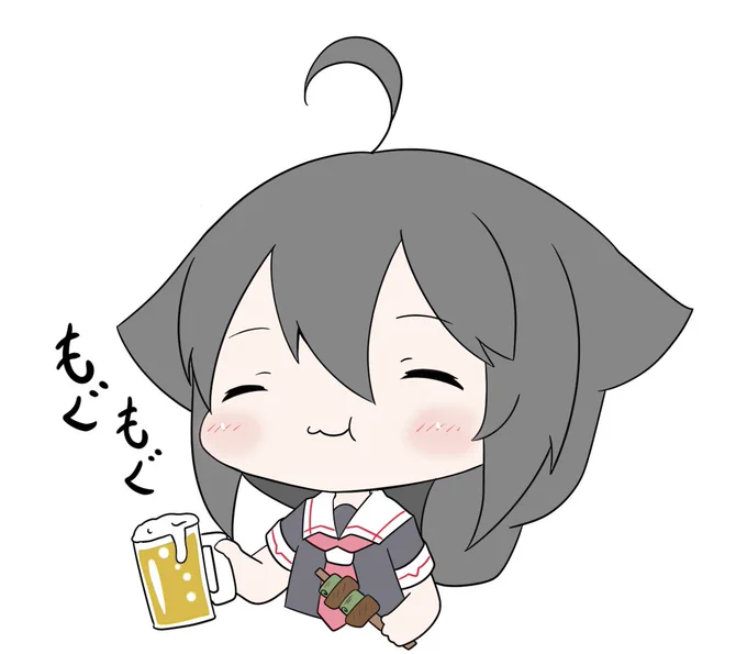 #艦これ #時雨 やっぱ夏といえば(๑°﹃°๑) 