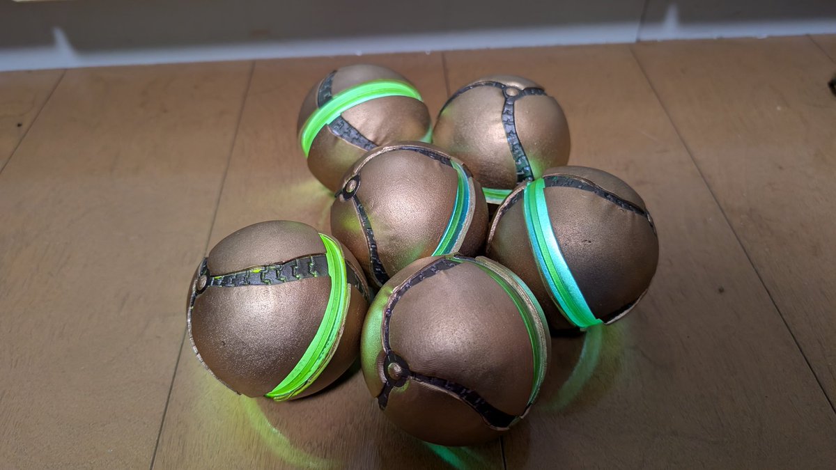 モーフボール制作終わった～！！
ちょっと作り過ぎちゃったかな