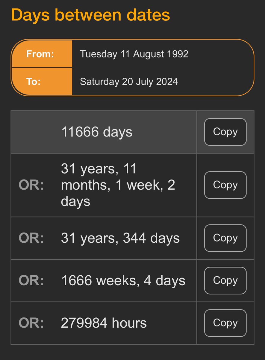 Today is 11666th day I’m living this life. 
Or 1666th week. Love nice numbers😌