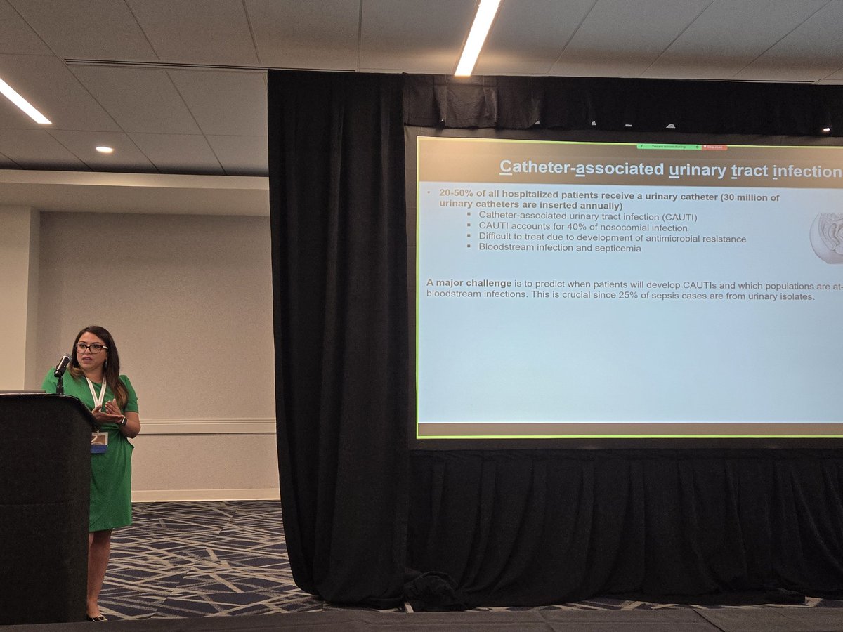 Chelsie Armbruster (@chels_a_micro) on Twitter photo Ana Flores-Mireles presenting on catheter-associated UTIs <a href="/GlobalUti/">UTI Global Alliance</a> @alfmireles Ana Flores-Mireles presenting on catheter-associated UTIs <a href="/GlobalUti/">UTI Global Alliance</a> @alfmireles