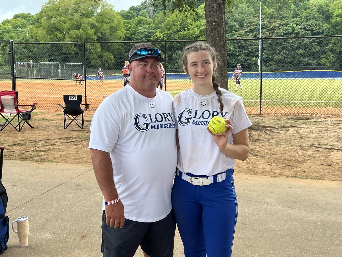 Katie Harper, MS Glory 16U - Lewis got 5-1 victory. Allowed only 2 Hits and 6 strikeouts at the Big Orange Showcase in Knoxville!  #ALLIN