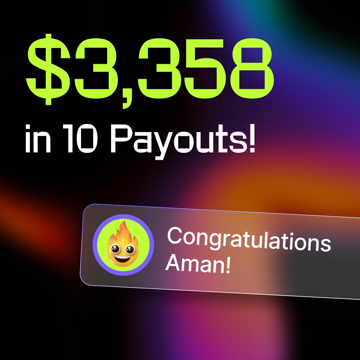 Meet Aman, one of our traders from Indonesia, who has been working hard and earned $3,358 in 10 payouts 🌏✨

Aman's success story is a testament to his determination, showcasing the potential of discipline and patience 🟣

As always, we are very proud of our community and would