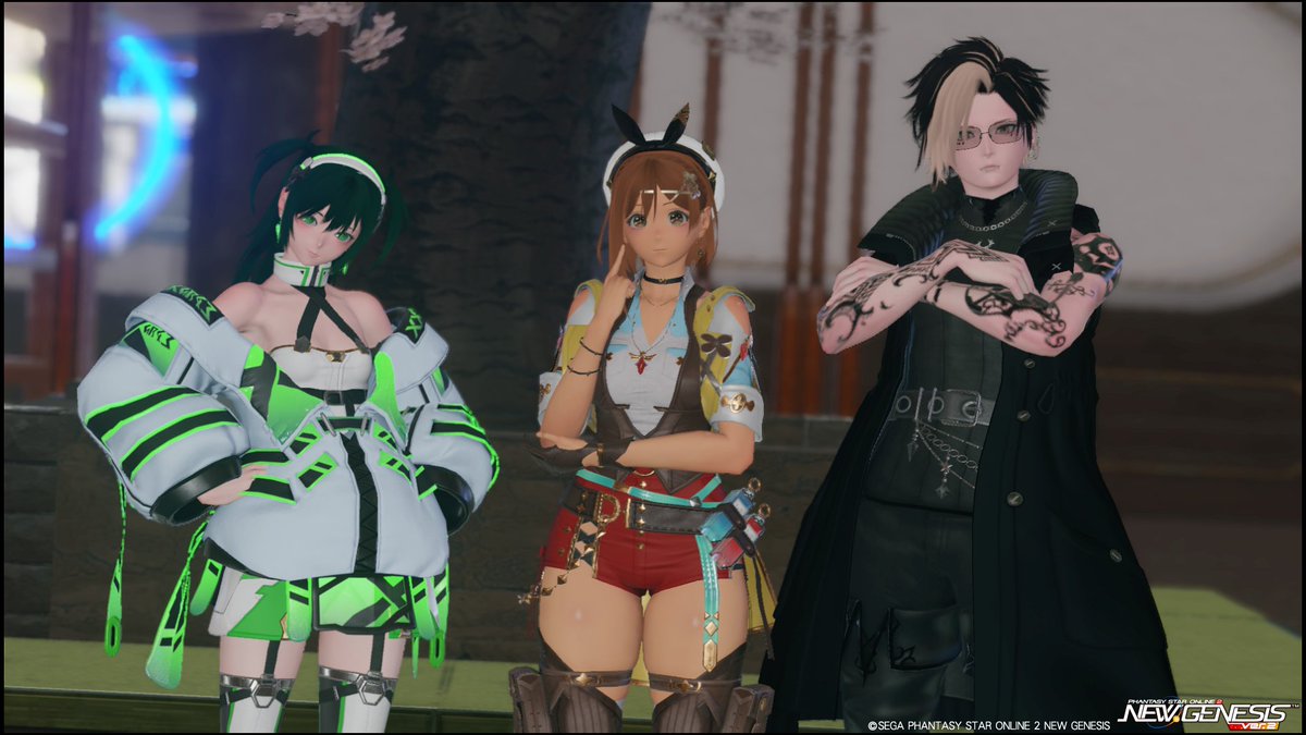 PSO2Sakuraga's tweet photo. 今月のss https://t.co/PuYxd9NTx1