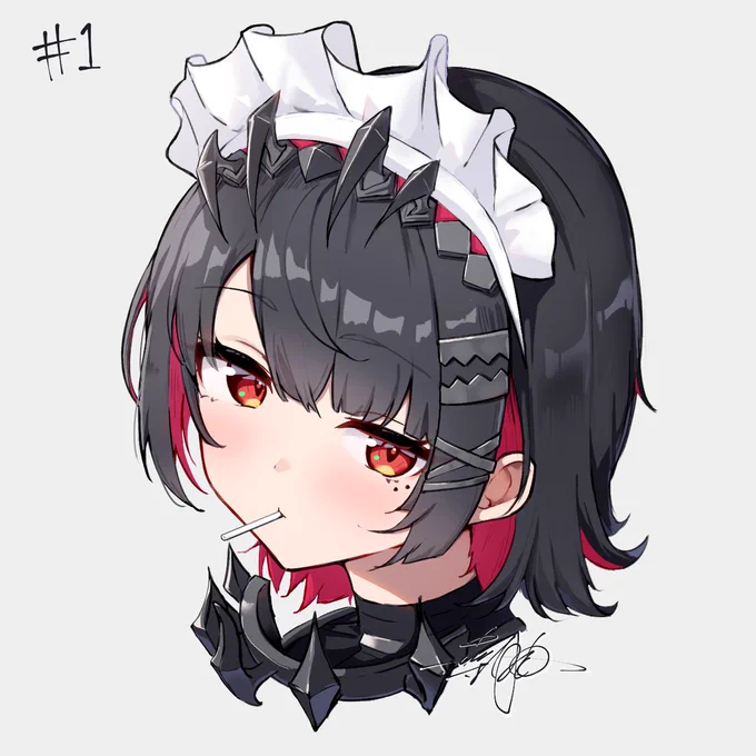 リプでもらったキャラで顔描く練習#1エレン(ゼンレスゾーンゼロ) 