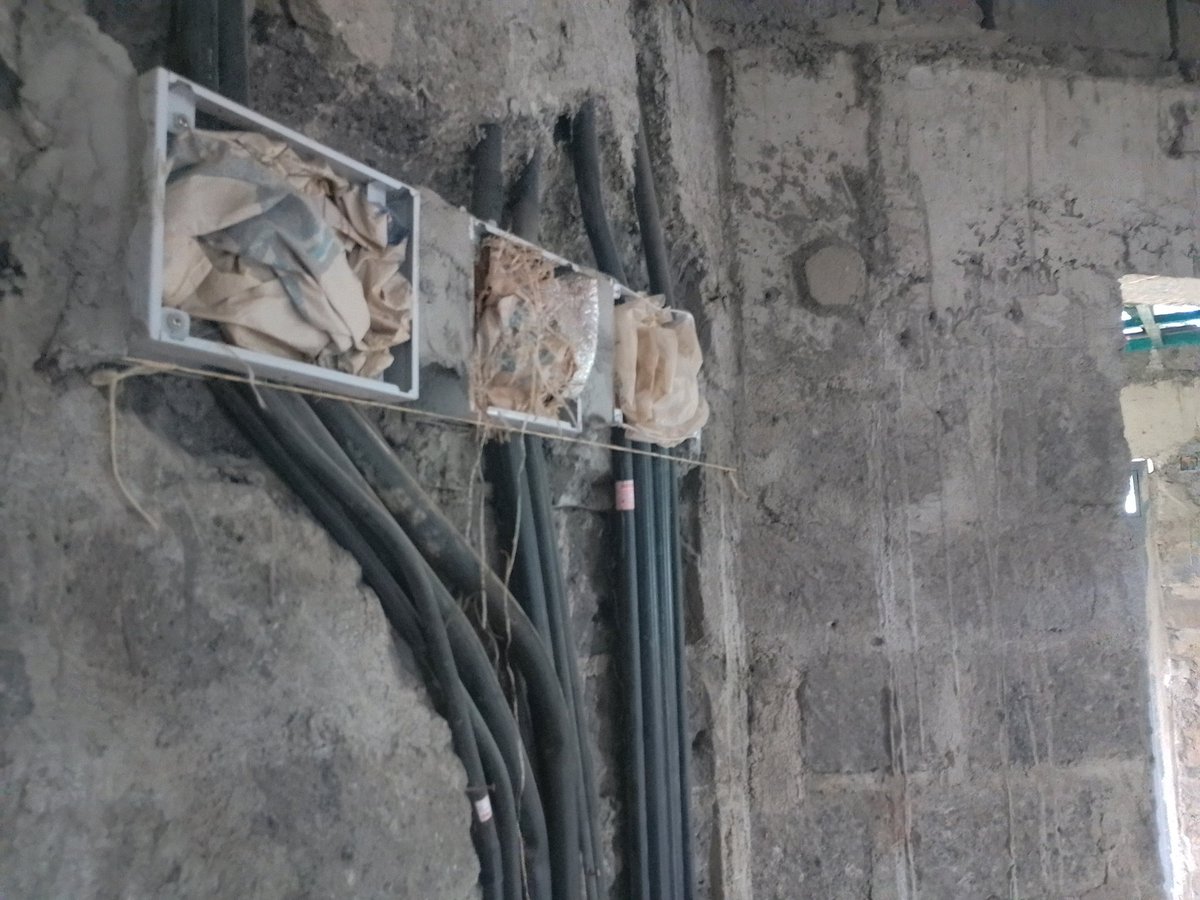 If you're thinking of installing a solar PV system in future for your home, engage us <a href="/creoskenya/">creoskenya</a> when you're at this stage of construction. 

This will enable us to do neat work without doing surface trunking or wall hacking afterwards, while maintaining the home's aesthetics.