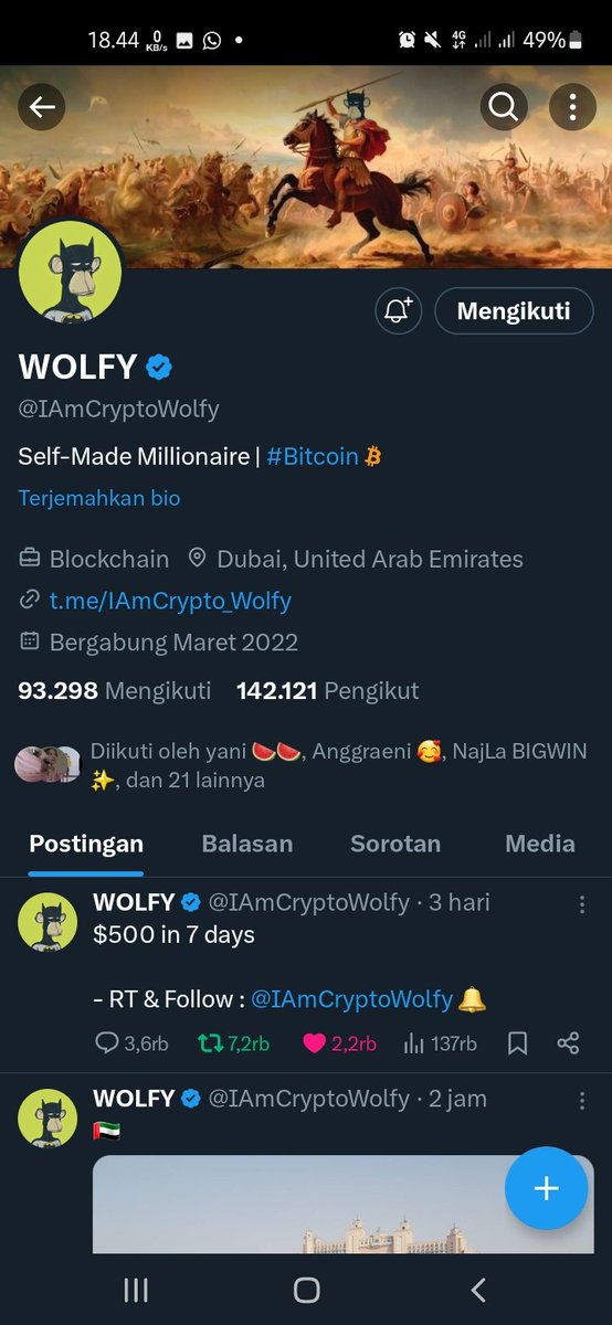 fianafiaa's tweet photo. @IAmCryptoWolfy https://t.co/fhrNaiG2uH