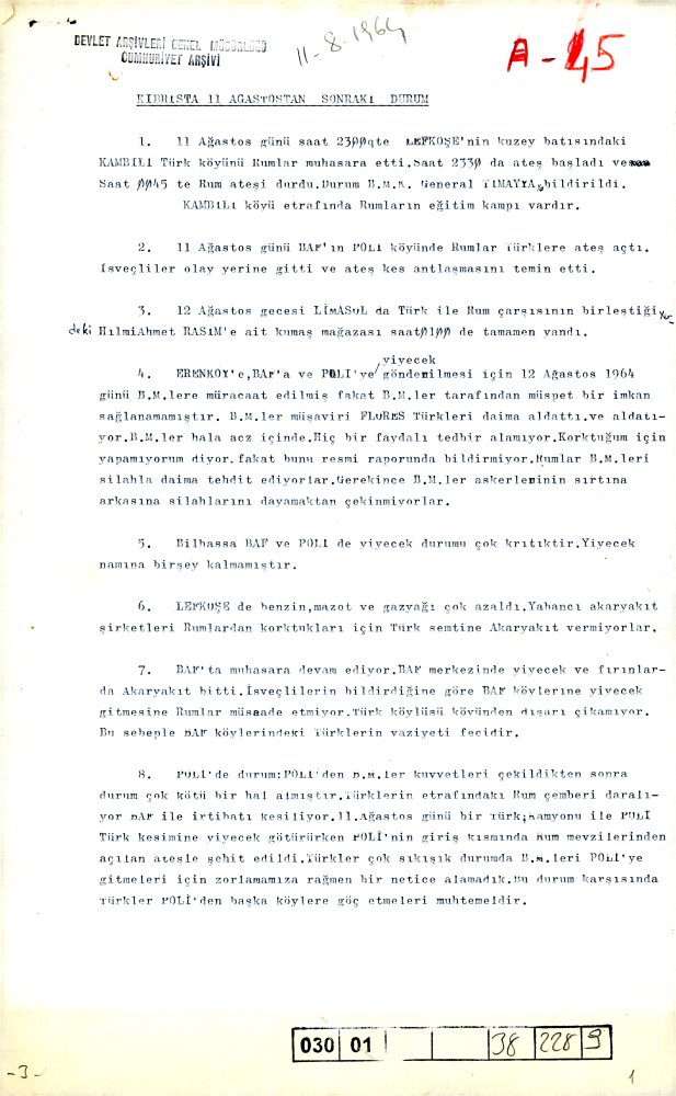 trthaber's tweet photo. Türkiye'yi #KıbrısBarışHarekatı'na götüren süreç belge belge saklanıyor.

1974'teki harekat öncesinde devleti alarma geçiren belgeler Devlet Arşivleri'nde özenle korunuyor.

https://t.co/7KLbuoVKFS https://t.co/OCXDTvBZ12