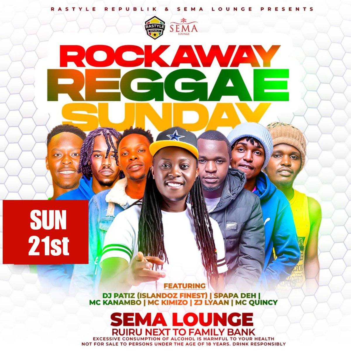 Rock Away Reggae Sunday 🔥🔥🔥 @semalounge <a href="/deejaypatiz/">DEEJAY PATIZ</a>