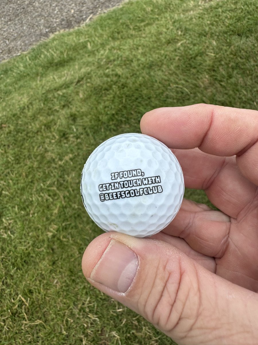 oneoli's tweet photo. @BeefsGolfClub found this today at Captains Day at @Manorgolfclub https://t.co/kqV9Zjlq98