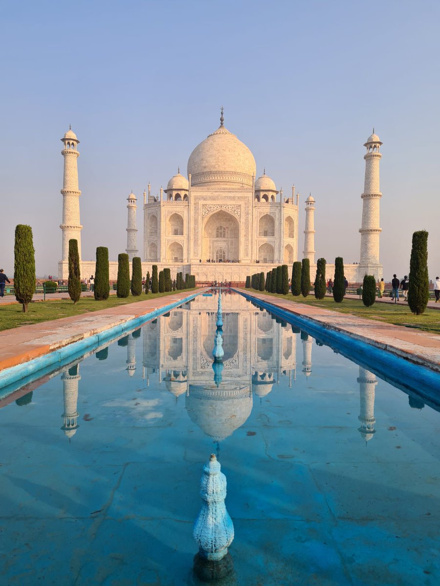 Checking 'Visit the Taj Mahal' off my bucket list! This wonder left me absolutely speechless... or maybe that was just the 5 AM wake-up call. Either way, totally worth it!  #SharedTravels #IncredibleIndia #BucketListMoment #SunriseMagic #TravelDiaries #WondersOfTheWorld