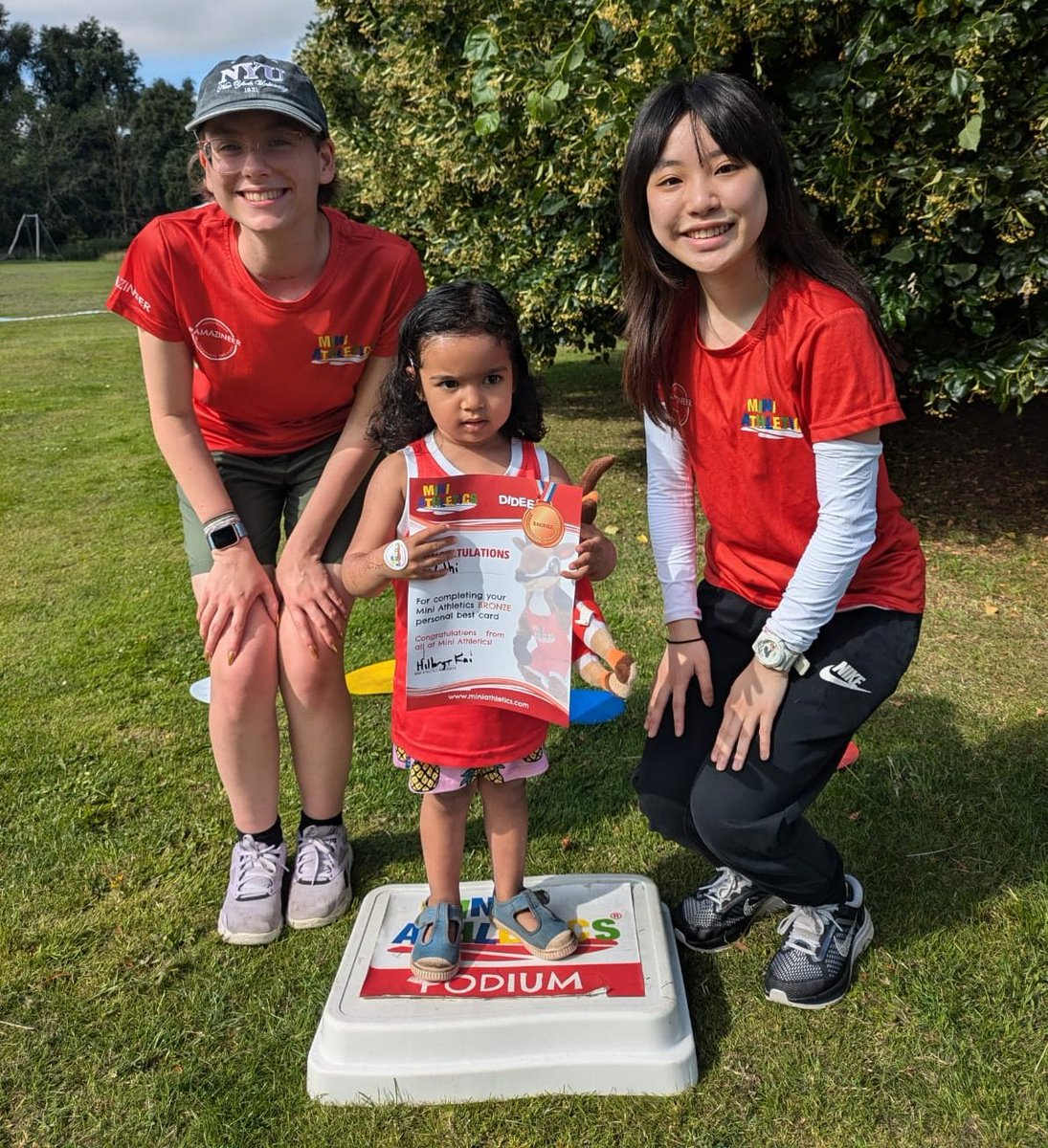 MiniAthleticCS's tweet photo. Nidhi gets BRONZE for filling her sticker book!

Let's celebrate Nidhi's success &amp; future achievements! 

#MiniAthletics #Cambridge #SaffronWalden #YoungAthlete #ProudMoment #ActiveKids #FutureAthlete #HealthyKids #InspiringKids #KidsActivities #awardwinners https://t.co/VSyIG8JYAp