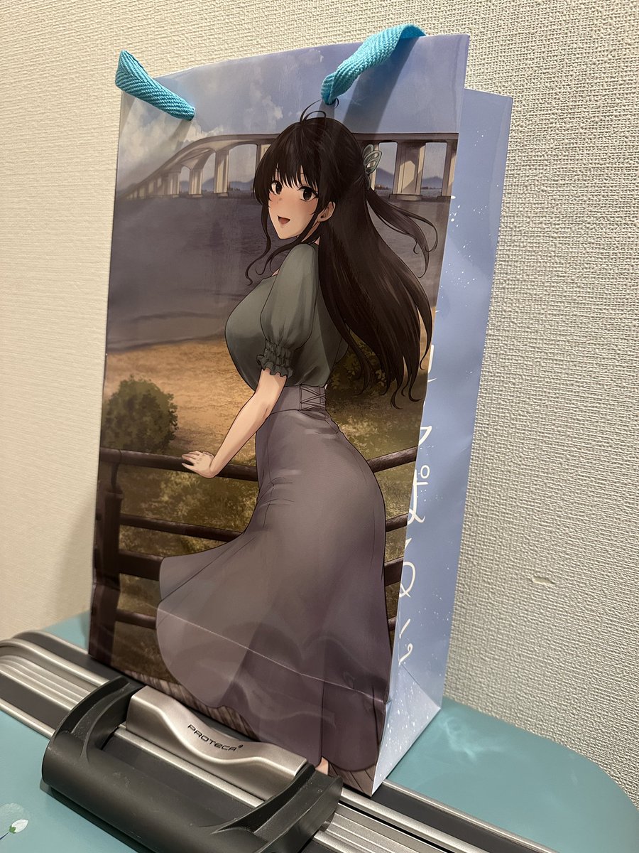 コミケ新刊セット紙袋見本キター!
A4クリアファイル横ぴっちり目縦長サイズです!
対戦よろしくお願いします!!!!

https://t.co/E5zVUnnL6i 