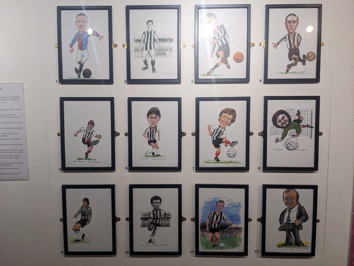 Great to see my #gtfc work on display at this exhibition today. Get down if you can.