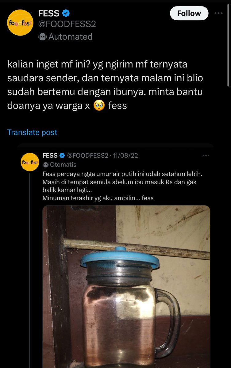 helmihelmi's tweet photo. Inalillahi ini sedih banget 🥲 almarhum sender semoga bahagia disana :( https://t.co/XKisP3AhKi